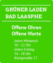 Grüne Geschäftsstelle Bad Laasphe